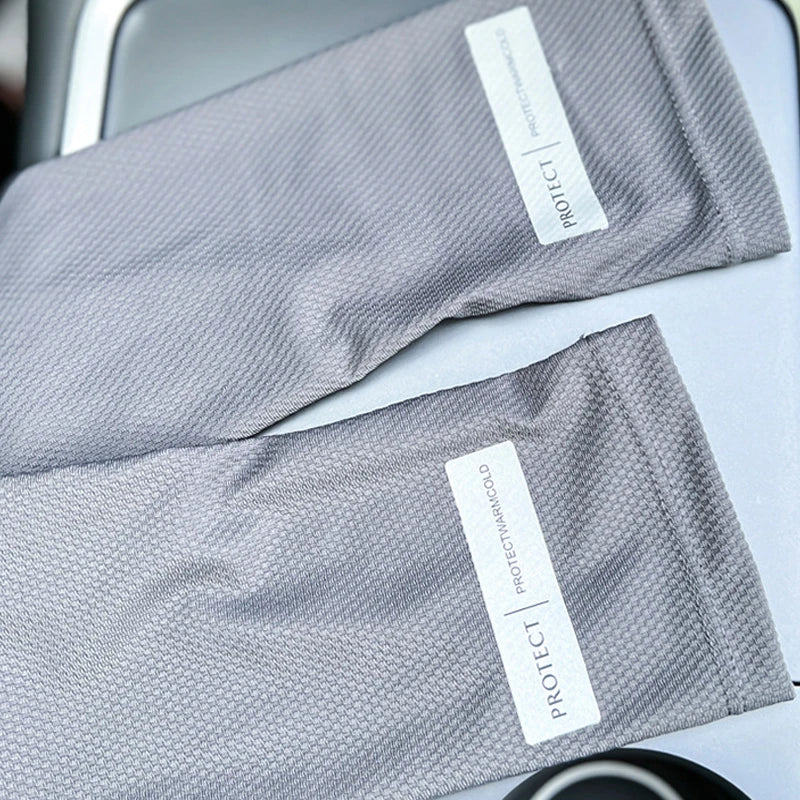 2 Pairs Oversized Ice Sleeves For Men Women Summer Outdoor Loose Sleeves With UV Protection Large Sleeves Driving Outdoor Gloves