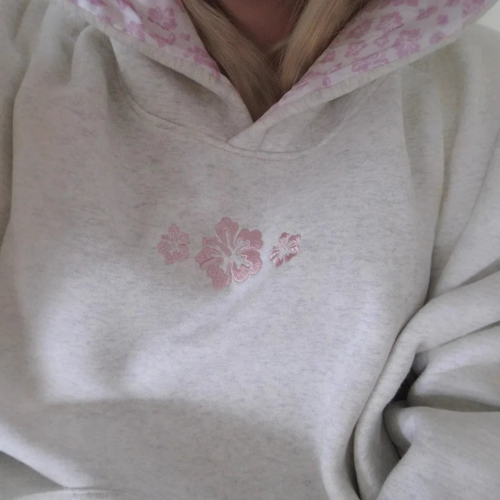 2025 Sweatshirt Embroidered Hooded Pullover Sweatshirt Long-sleeved Casual Loose Style Y2k Sudaderas De Mujer Moletom Femininos