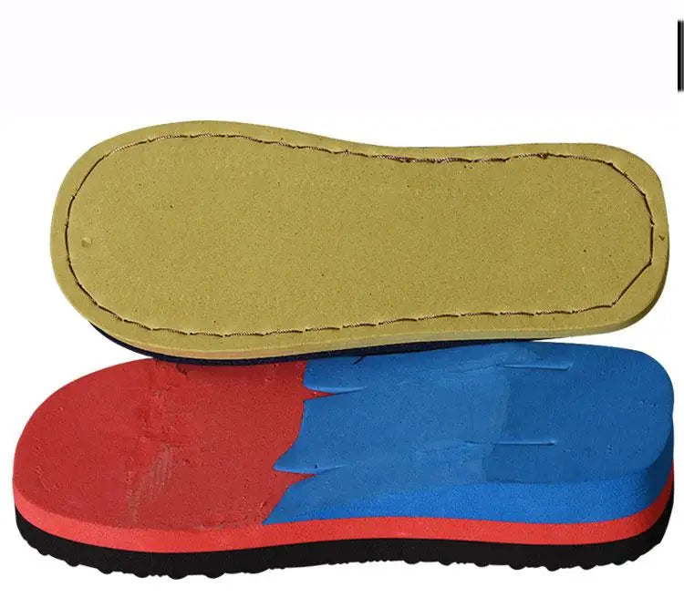 34-41 Womens Slippers Winter Female Wedges Home Shoes Mujer Zapatos 5cm Heels Leopard Platform Thick Bottom Indoor Footwear Y29