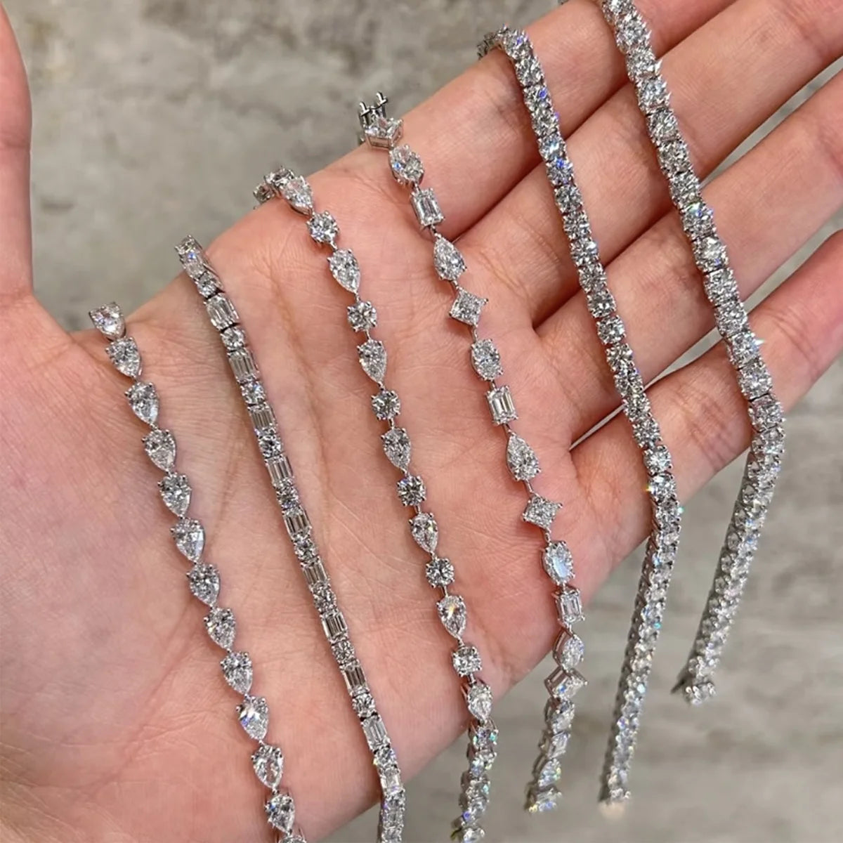 14K/18K Platinum Customized Ring Earrings Necklace Bracelet  IGI/GIA Certified Lab Grown Diamonds Round Diamond Wholesale