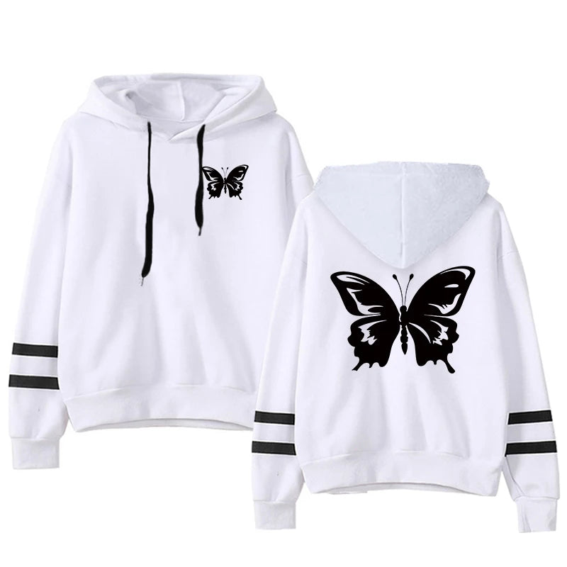 2026 Spring Sweatshirt Style Outdoors Stripe Women Versatile Pullovers Hoodies Hot Sales Fashion Casual Sports Daily Simplicity